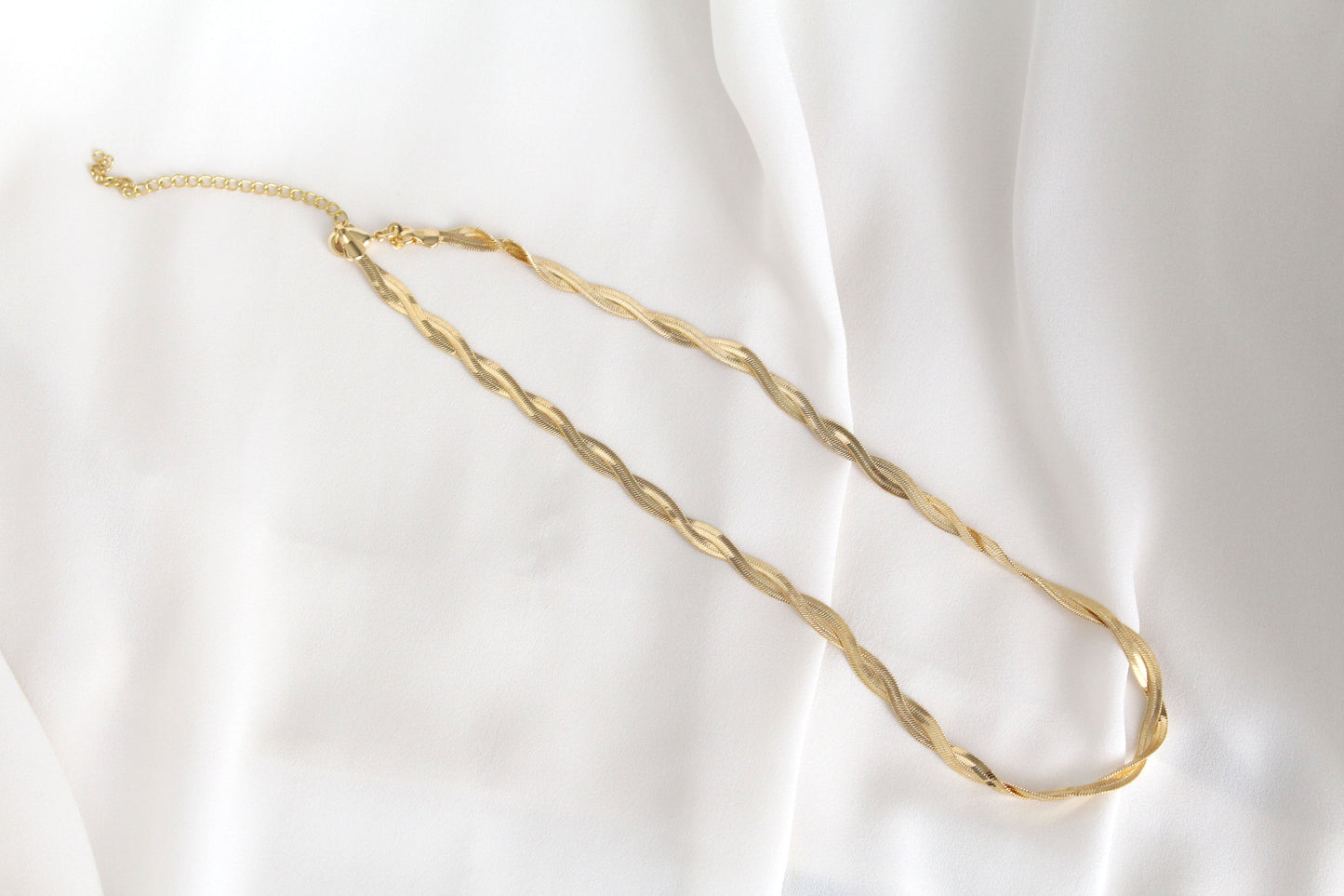 Gold Braided Necklace