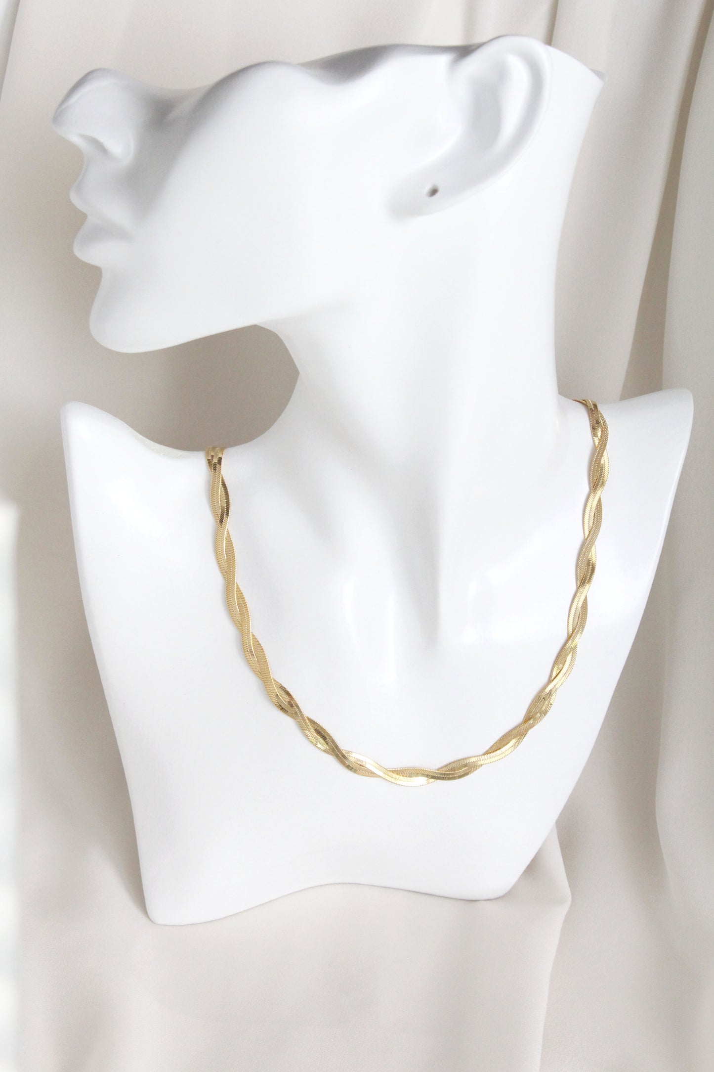 Gold Braided Necklace