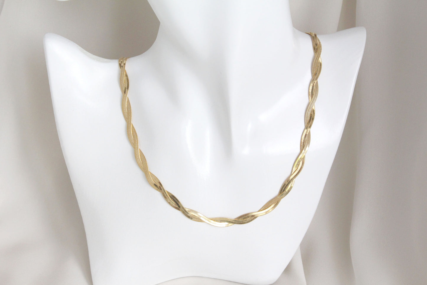 Gold Braided Necklace